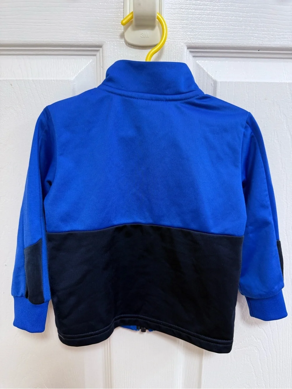 Nike Royal Blue & Black Full-Zip Track Jacket, Size 18 months